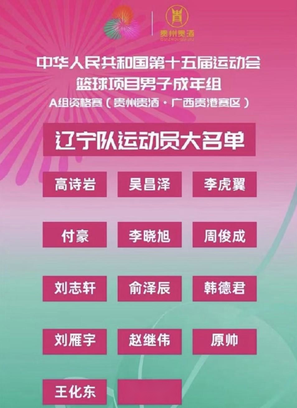 辽宁男篮cba赛程出炉，对阵对手全部曝光