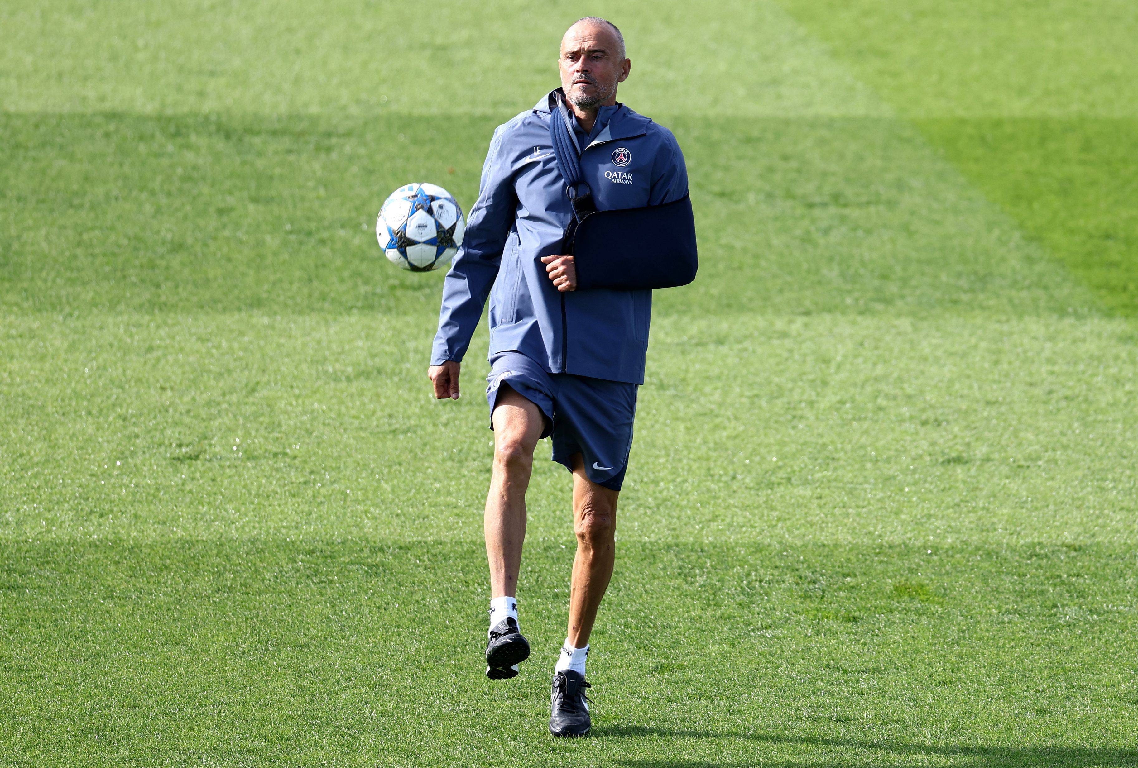 巴黎圣日耳曼备战欧国联比赛，豪取三分的简单介绍